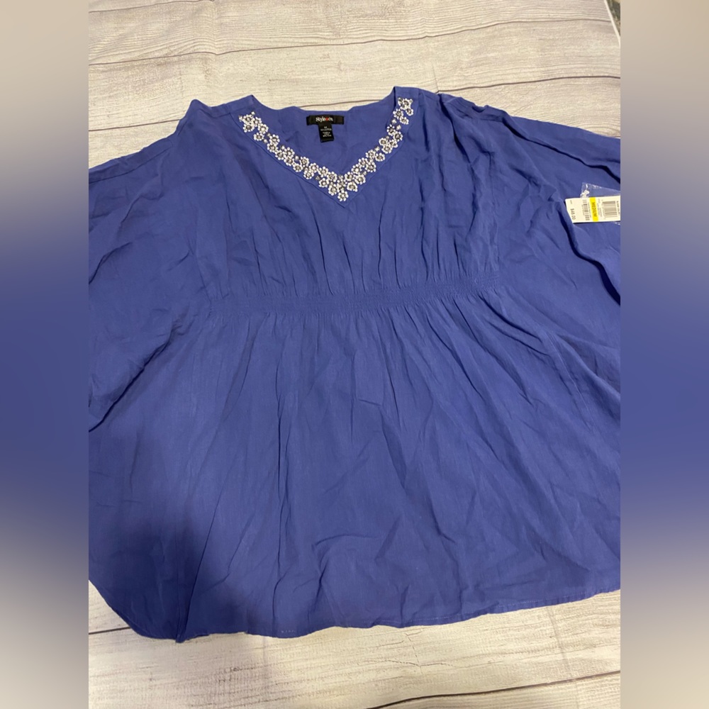 🌼 Style & Co blingy women’s blouse